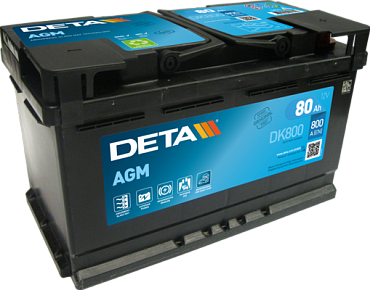 Аккумулятор Deta AGM DK800 (80 Ah)